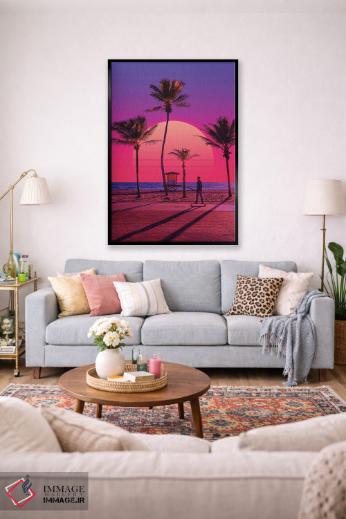 تابلو دکوراتیو غروب بخارویو ۶ اثر دانر اوروزکو - D1B