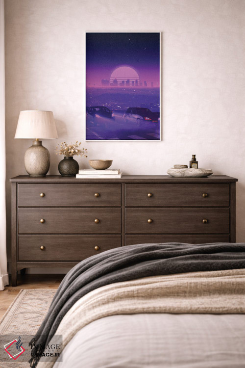 تابلو دکوراتیو ساعت گرگ و میش اثر دانر اوروزکو - D1W