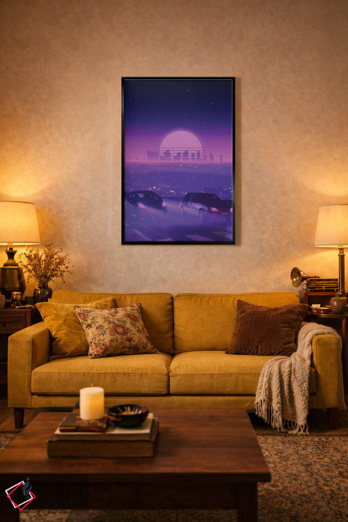 تابلو دکوراتیو ساعت گرگ و میش اثر دانر اوروزکو - D2B