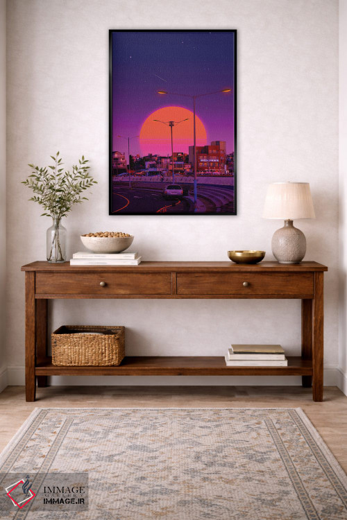 تابلو دکوراتیو غروب بخارویو ۵ اثر دانر اوروزکو - D5B