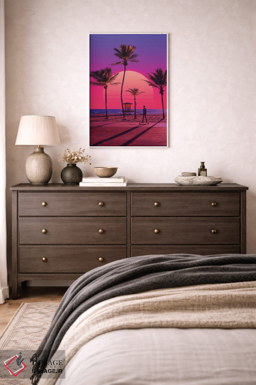 تابلو دکوراتیو غروب بخارویو ۶ اثر دانر اوروزکو - D3W