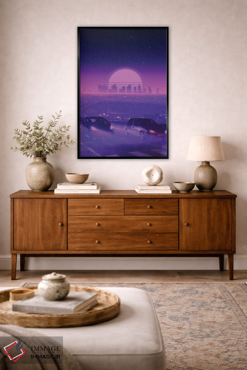 تابلو دکوراتیو ساعت گرگ و میش اثر دانر اوروزکو - D3B