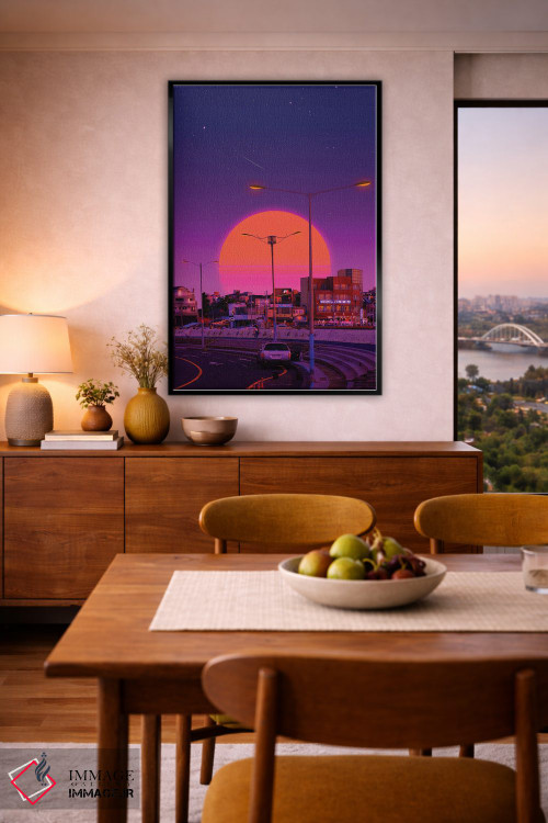 تابلو دکوراتیو غروب بخارویو ۵ اثر دانر اوروزکو - D6B