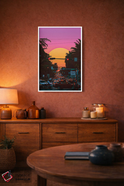 تابلو دکوراتیو غروب بخارویو ۳ اثر دانر اوروزکو - D3W