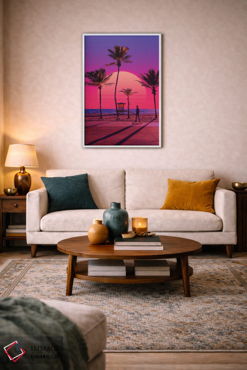 تابلو دکوراتیو غروب بخارویو ۶ اثر دانر اوروزکو - D4W