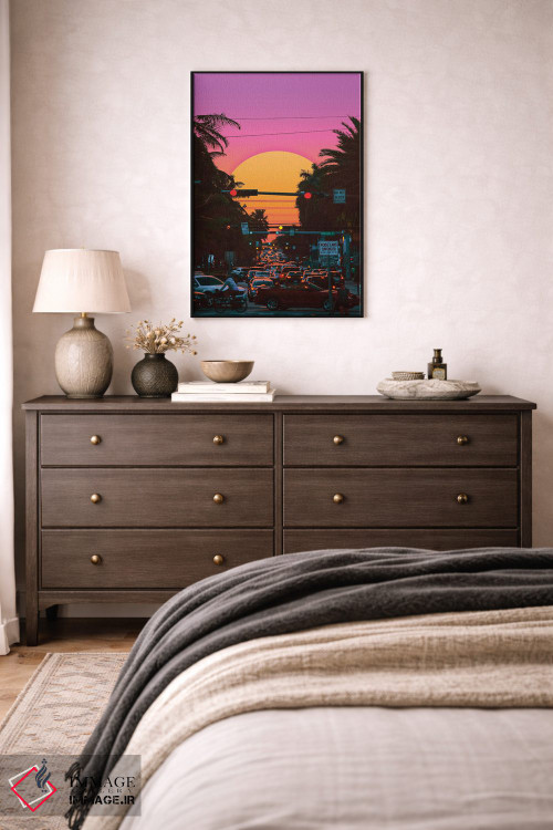 تابلو دکوراتیو غروب بخارویو ۳ اثر دانر اوروزکو - D4B