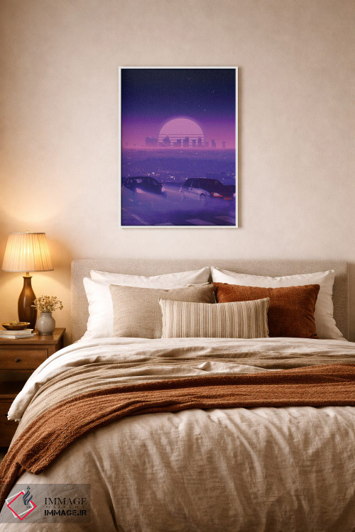 تابلو دکوراتیو ساعت گرگ و میش اثر دانر اوروزکو - D5W