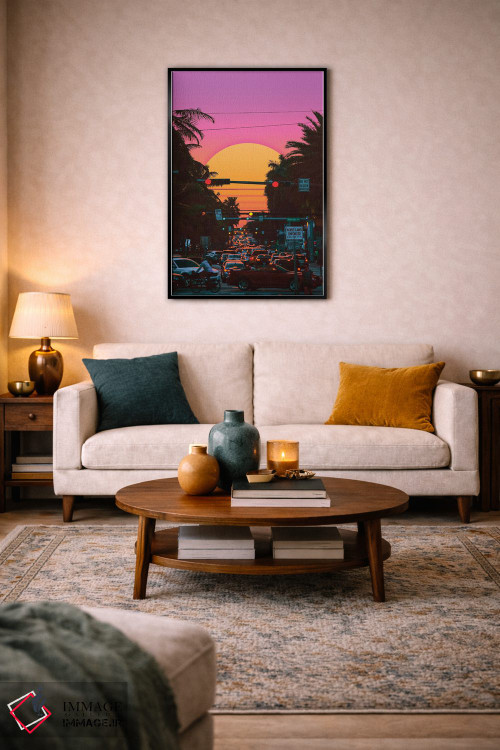 تابلو دکوراتیو غروب بخارویو ۳ اثر دانر اوروزکو - D5B