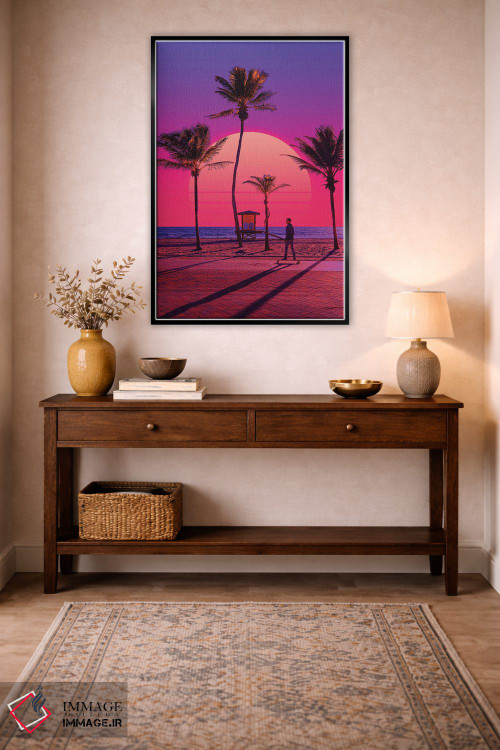 تابلو دکوراتیو غروب بخارویو ۶ اثر دانر اوروزکو - D5B