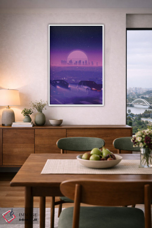 تابلو دکوراتیو ساعت گرگ و میش اثر دانر اوروزکو - D6W