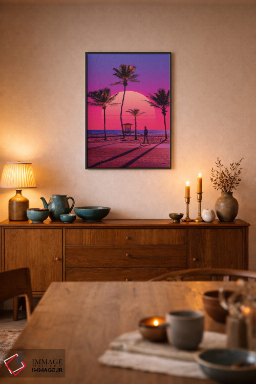 تابلو دکوراتیو غروب بخارویو ۶ اثر دانر اوروزکو - D6B