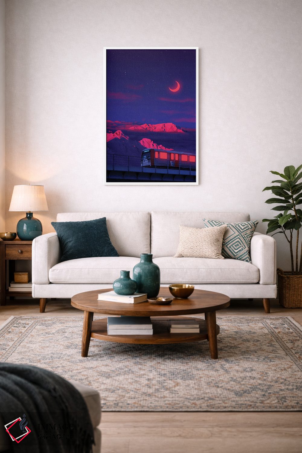 تابلو دکوراتیو قطار نیمه شب اثر دانر اوروزکو - D3W