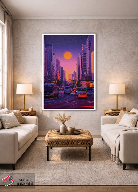 تابلو دکوراتیو غروب ۶ اثر دانر اوروزکو - D1W