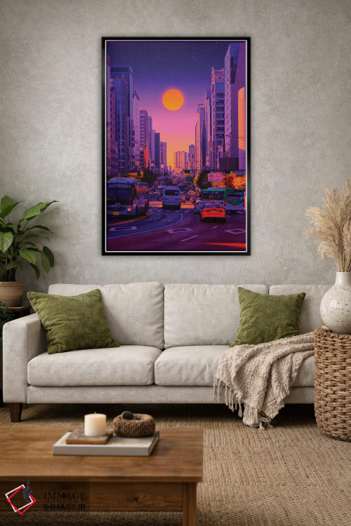 تابلو دکوراتیو غروب ۶ اثر دانر اوروزکو - D2B