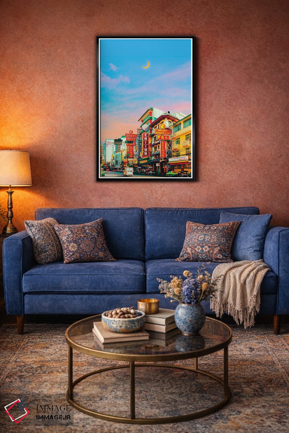 تابلو دکوراتیو محله چینی ها ۲ اثر دانر اوروزکو - D5B