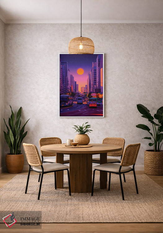 تابلو دکوراتیو غروب ۶ اثر دانر اوروزکو - D3W