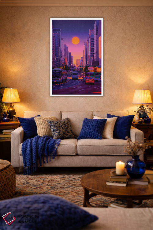 تابلو دکوراتیو غروب ۶ اثر دانر اوروزکو - D4W