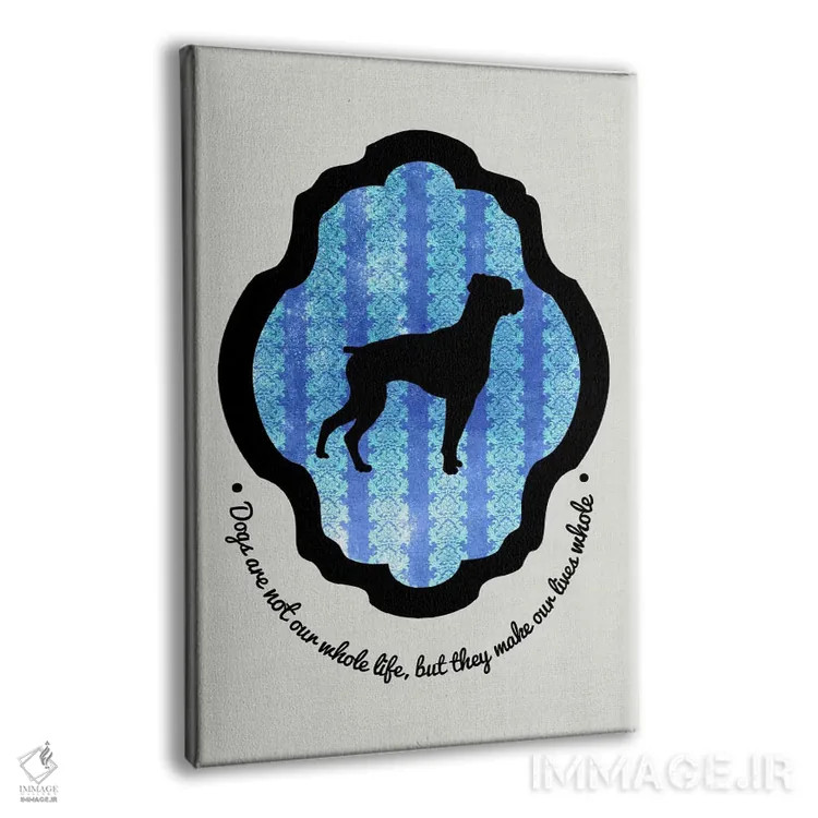 تابلو دکوراتیو بوکسر ۱ اثر فایو بای فایو کالکتیو - نمای پرسپکتیو محصول