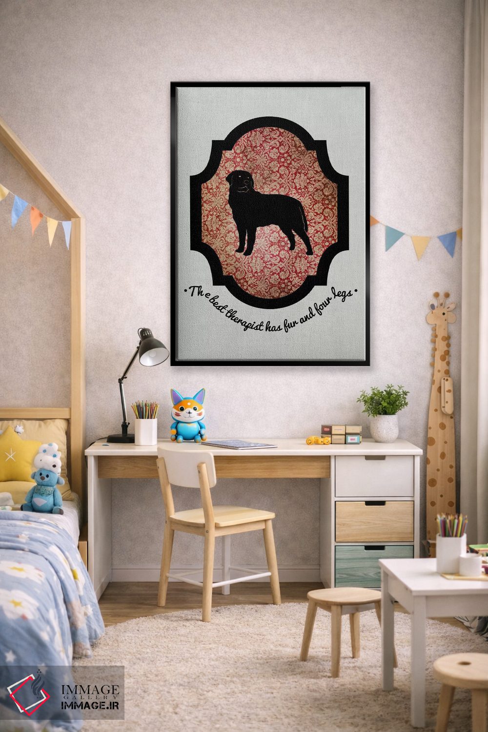 تابلو دکوراتیو رتوایلر I اثر فایو بای فایو کالکتیو - D2B