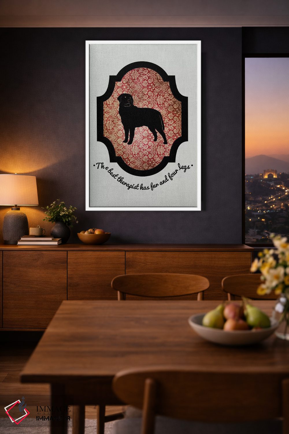 تابلو دکوراتیو رتوایلر I اثر فایو بای فایو کالکتیو - D4W