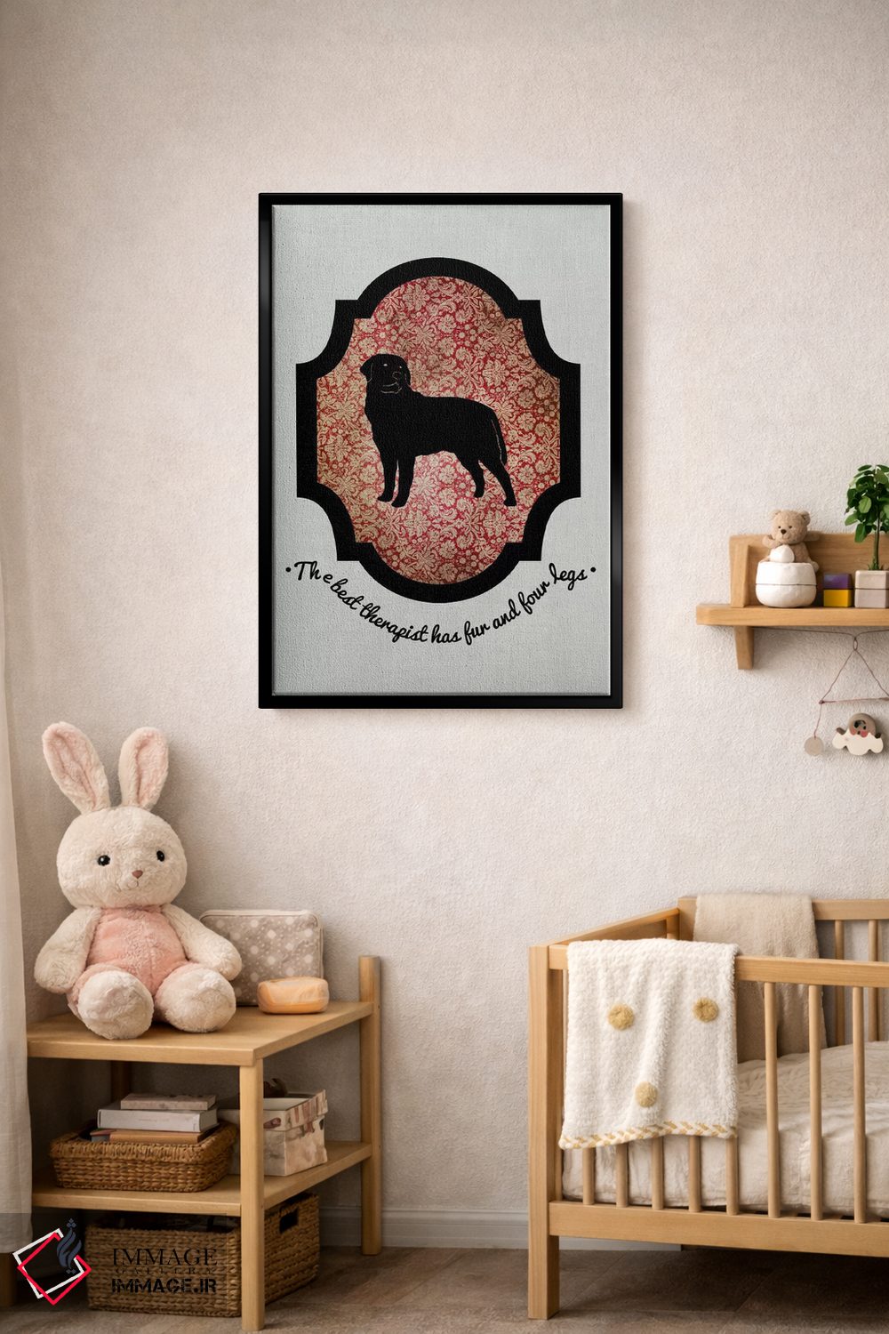 تابلو دکوراتیو رتوایلر I اثر فایو بای فایو کالکتیو - D5B