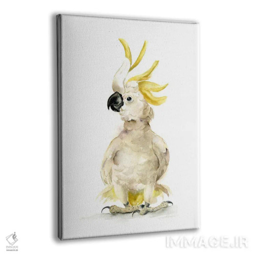 تابلو دکوراتیو کاکاتو اثر الگا چفرانوف - نمای پرسپکتیو محصول