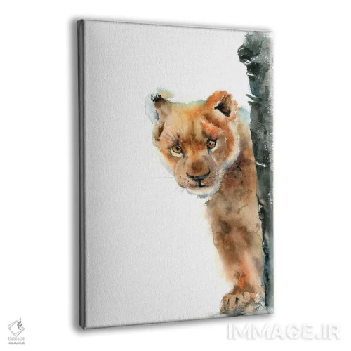 تابلو دکوراتیو لئو کوچک اثر الگا چفرانوف - نمای پرسپکتیو محصول