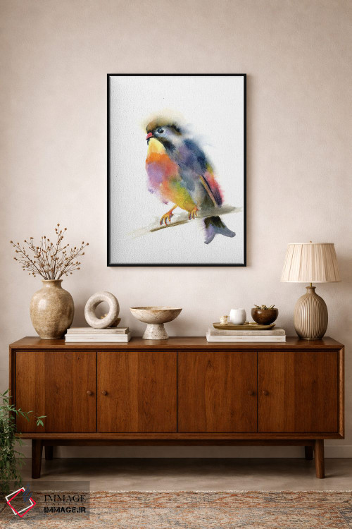 تابلو دکوراتیو بلبل اثر الگا چفرانوف - D1B