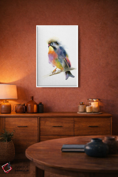 تابلو دکوراتیو بلبل اثر الگا چفرانوف - D3W