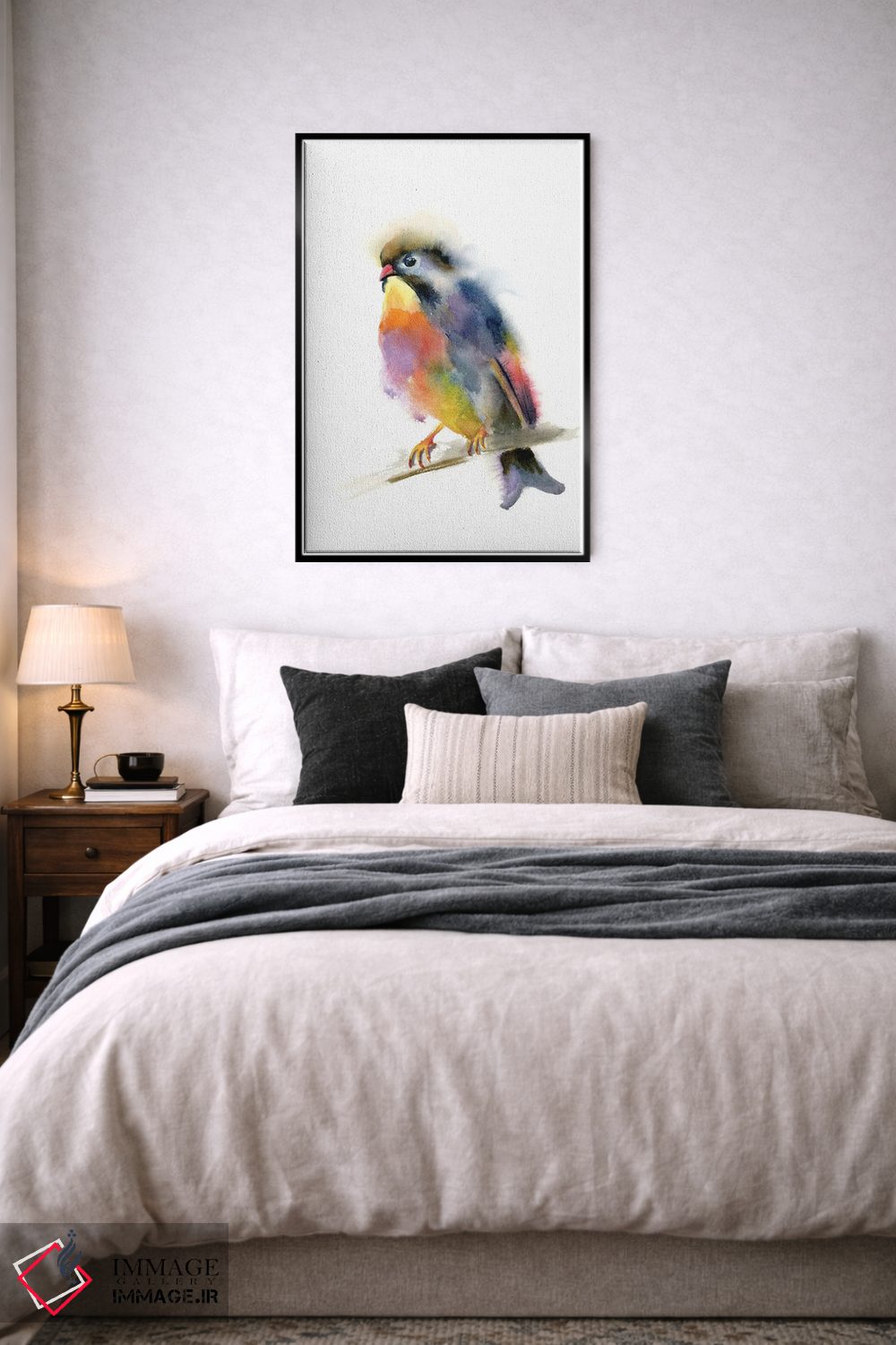 تابلو دکوراتیو بلبل اثر الگا چفرانوف - D6B