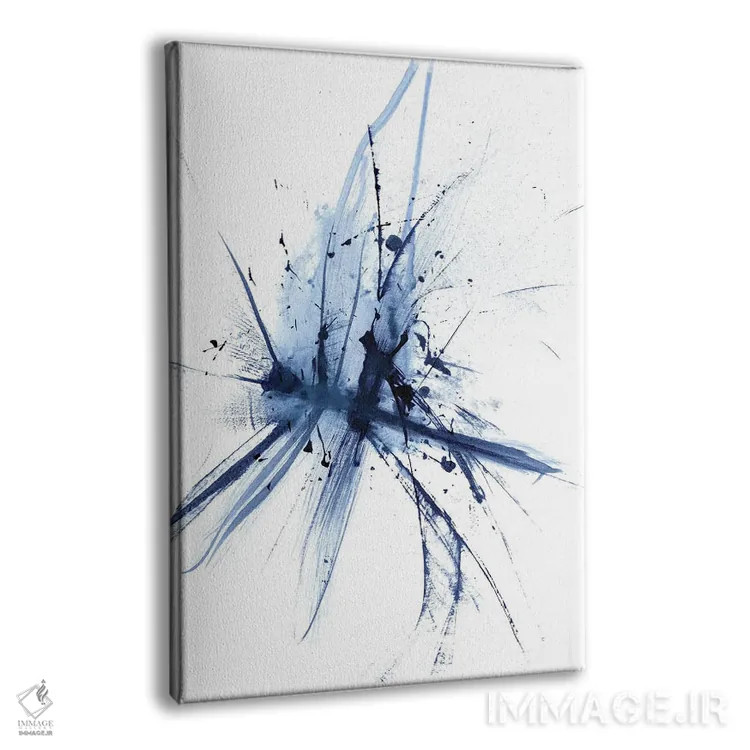 تابلو مینیمال سنجاقک انتزاعی اثر الگا چفرانوف - نمای پرسپکتیو محصول