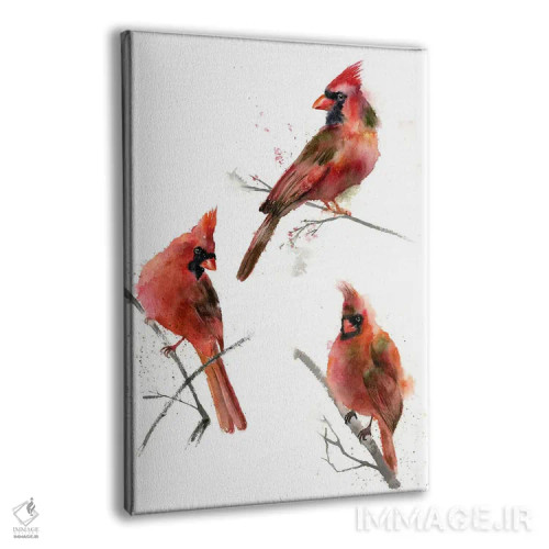 تابلو دکوراتیو کارباورال ها ۱ اثر الگا چفرانوف - نمای پرسپکتیو محصول