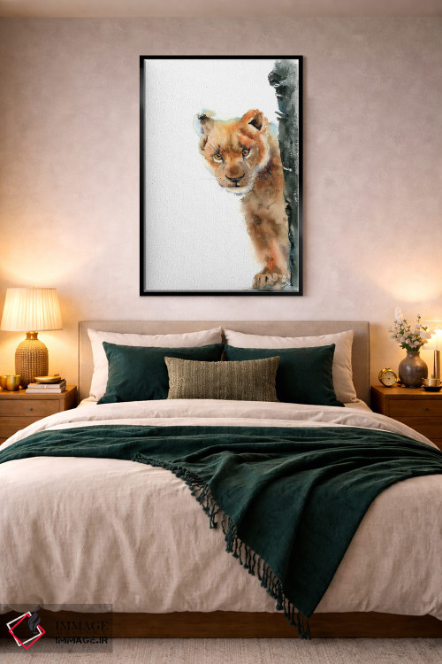 تابلو دکوراتیو لئو کوچک اثر الگا چفرانوف - D5B