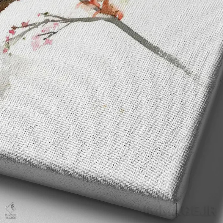 تابلو دکوراتیو کارباورال اثر الگا چفرانوف - نمای نزدیک بافت بوم