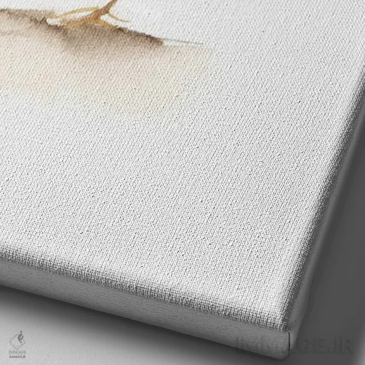 تابلو دکوراتیو سرلاک ها ۲ اثر الگا چفرانوف - نمای نزدیک بافت بوم