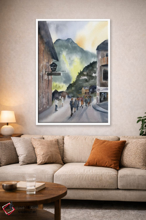 تابلو دکوراتیو هالشتات اثر الگا چفرانوف - D1W