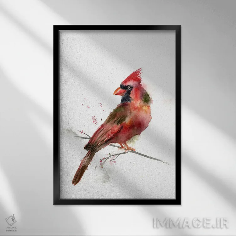 تابلو دکوراتیو کارباورال اثر الگا چفرانوف - نمای قابدار مشکی