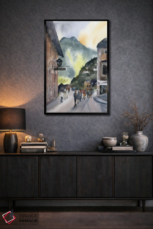 تابلو دکوراتیو هالشتات اثر الگا چفرانوف - D2B