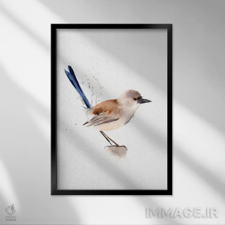 تابلو دکوراتیو سرلاک ها ۳ اثر الگا چفرانوف - نمای قابدار مشکی