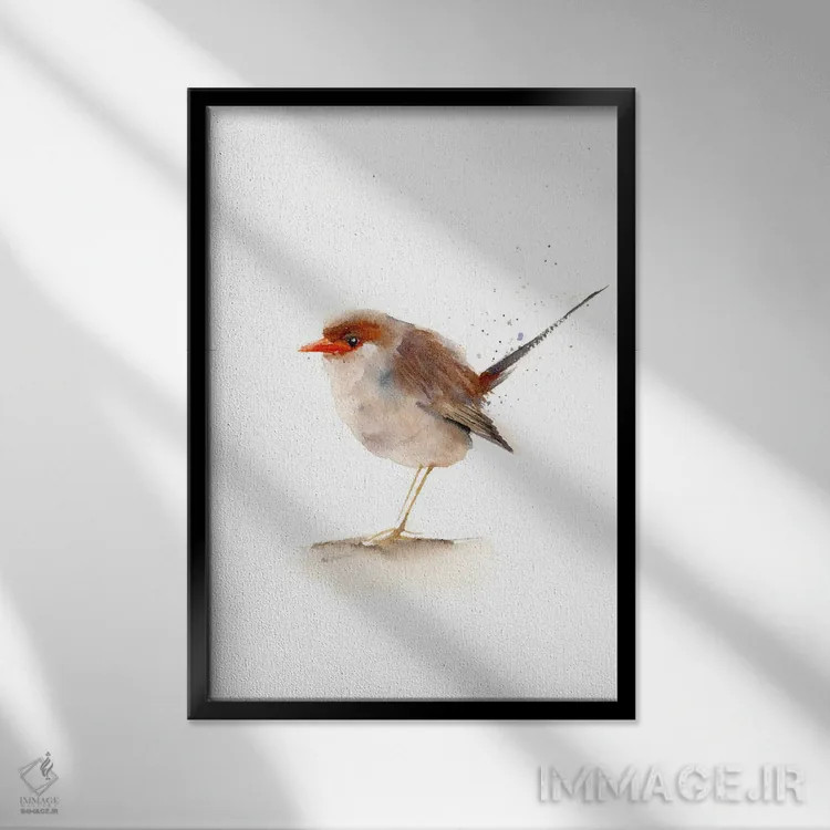 تابلو دکوراتیو سرلاک ها ۲ اثر الگا چفرانوف - نمای قابدار مشکی