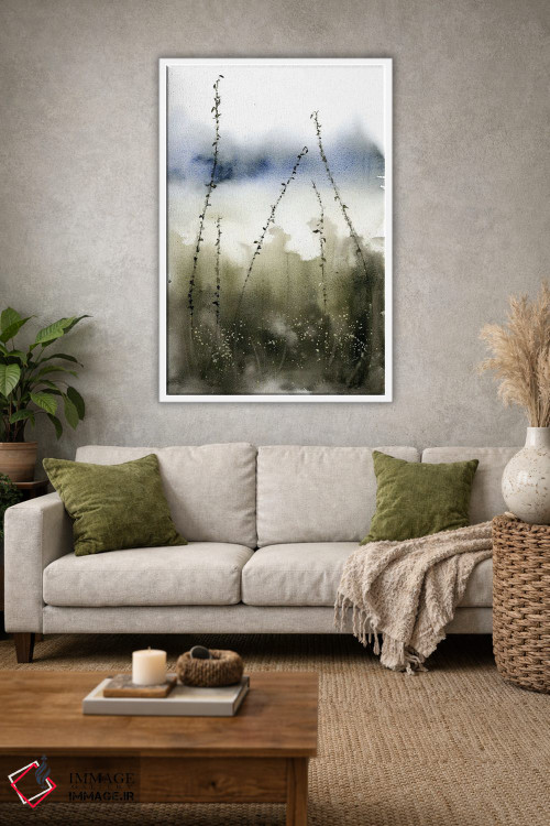 تابلو دکوراتیو منظره انتزاعی ۵ اثر الگا چفرانوف - D1W