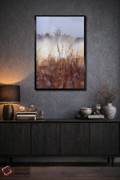 تابلو دکوراتیو منظره مه آلود ۱ اثر الگا چفرانوف - D2B
