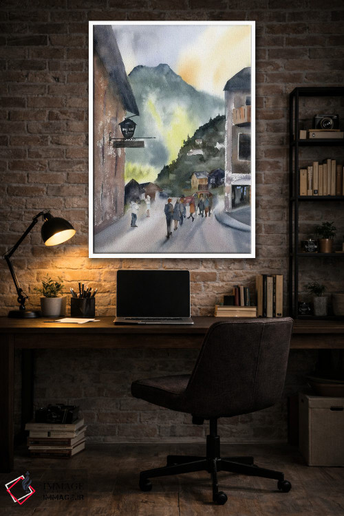 تابلو دکوراتیو هالشتات اثر الگا چفرانوف - D4W