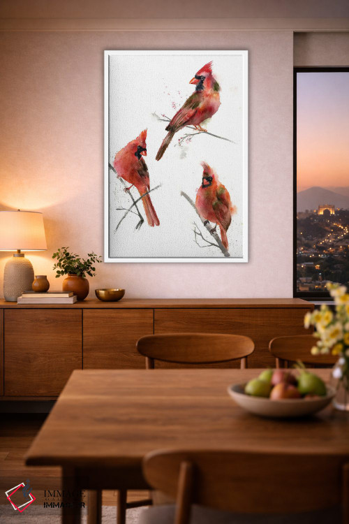 تابلو دکوراتیو کارباورال ها ۱ اثر الگا چفرانوف - D2W