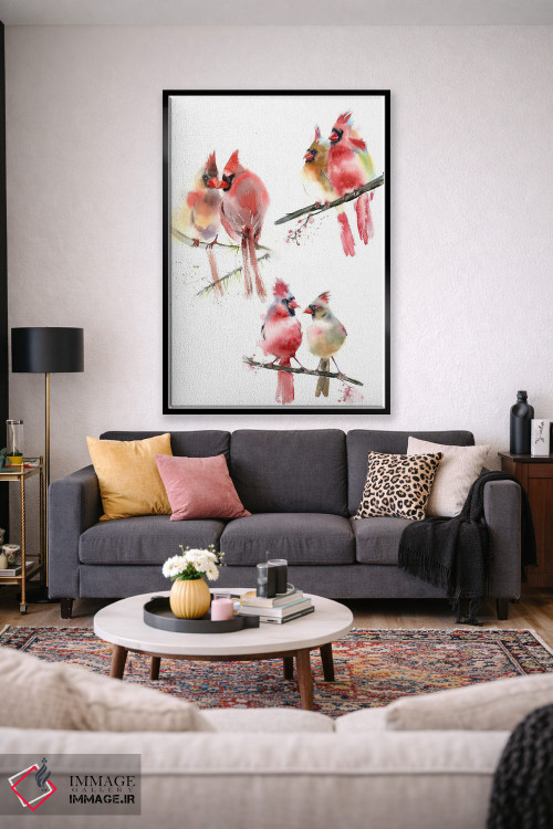 تابلو دکوراتیو کارباورال ها ۲ اثر الگا چفرانوف - D1B