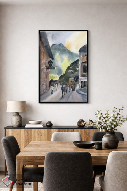 تابلو دکوراتیو هالشتات اثر الگا چفرانوف - D5B