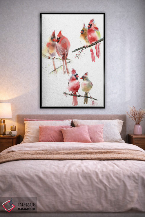 تابلو دکوراتیو کارباورال ها ۲ اثر الگا چفرانوف - D2B