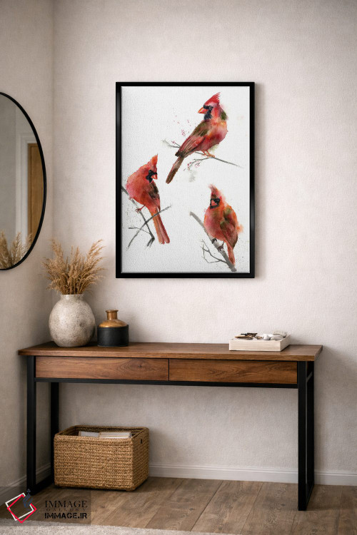 تابلو دکوراتیو کارباورال ها ۱ اثر الگا چفرانوف - D3B