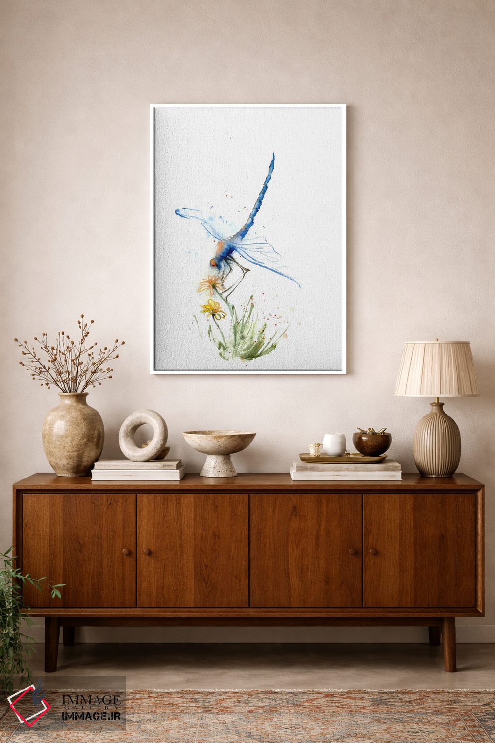 تابلو دکوراتیو سنجاقک اثر الگا چفرانوف - D1W