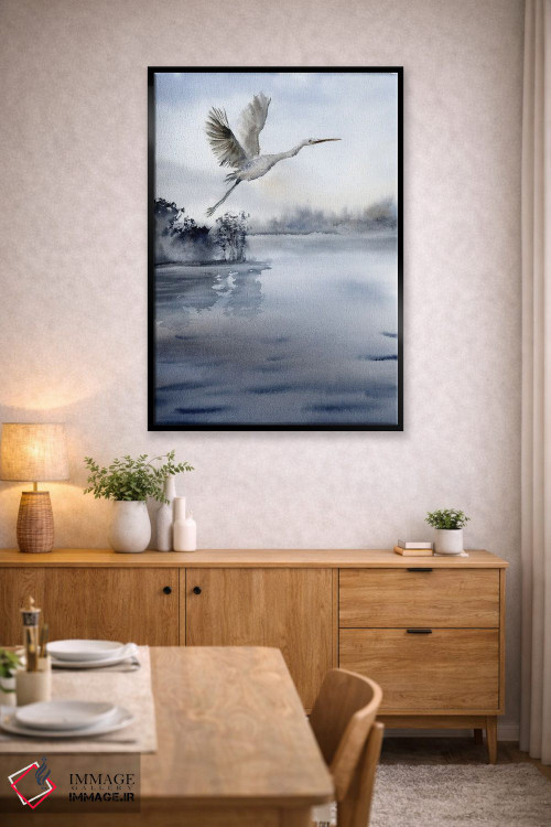 تابلو دکوراتیو آرامش در پرواز اثر الگا چفرانوف - D5B